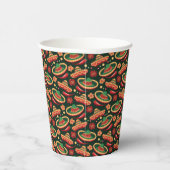 Mexican Cinco De Mayo Pattern  紙コップ (右)
