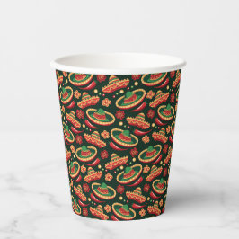 Mexican Cinco De Mayo Pattern  紙コップ