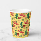 Mexican Cinco De Mayo Pattern  紙コップ (右)