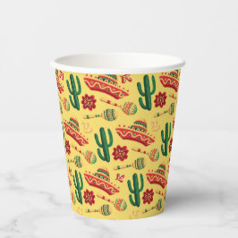 Mexican Cinco De Mayo Pattern  紙コップ