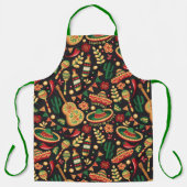 Mexican Cinco De Mayo Pattern  Apron エプロン (正面)