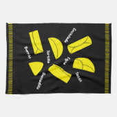 Mexican Cuisine Burrito Fajita Enchilada キッチンタオル (横)