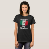 Mexican Dad For Men Mexicana Mexico Flag Fathers D Tシャツ (正面フル)