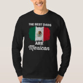 Mexican Dad For Men Mexicana Mexico Flag Fathers D Tシャツ (正面)