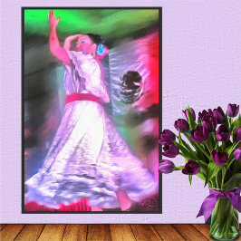 Mexican Dancer 0175 Canvas Art Print キャンバスプリント