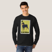 Mexican Dogs  El Rottweiler Tシャツ (正面フル)