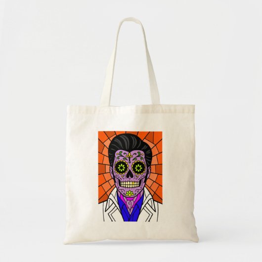 Mexican Elvis Stained Glass Tote Bag トートバッグ (正面)