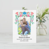 Mexican Fiesta金ゴールド日付写真の保存 セーブザデート (スタンド正面)