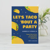 Mexican Fiesta | パーティーバースデーをタコスでお祝いしよう 招待状 (スタンド正面)