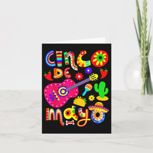 Mexican Fiesta 5 De Mayo Women Men Girls カード (正面)
