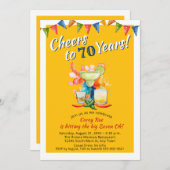 Mexican Fiesta 70th Birthday Cheers to 70 Years 招待状 (正面/裏面)