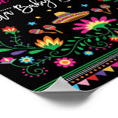 Mexican Fiesta Baby Shower Welcome Poster Decor ポスター (角)