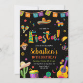 Mexican Fiesta Birthday Invitation, Kids Birthday 招待状 (正面)