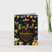 Mexican Fiesta Birthday Party, Cinco De Mayo party 招待状 (正面)