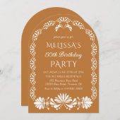 Mexican fiesta birthday party Invitation 招待状 (正面/裏面)