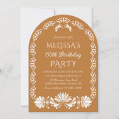 Mexican fiesta birthday party Invitation 招待状 (正面)