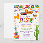 Mexican Fiesta Birthday Party Invitation 招待状 (正面/裏面)