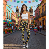 Mexican Fiesta & Día de Muertos Leggings レギンス