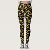 Mexican Fiesta & Día de Muertos Leggings レギンス (正面)