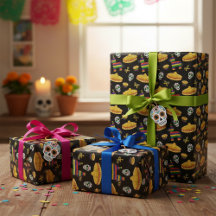 Mexican Fiesta & Día de Muertos Wrapping Paper