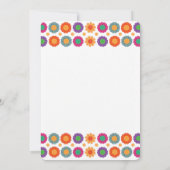 Mexican Fiesta Floral Co-Ed Bridal Shower 招待状 (裏面)