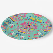 Mexican Fiesta Frida ペーパープレート (アングル)