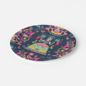 Mexican Fiesta Frida ペーパープレート (アングル)