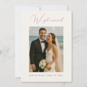 Mexican Fiesta Style Rainbow Wedding Announcement 招待状 (正面)