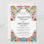 Mexican Fiesta Wedding Invitation 招待状 (正面)