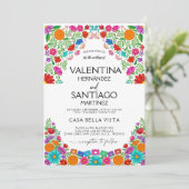 Mexican Fiesta Wedding Invitation 招待状 (スタンド正面)