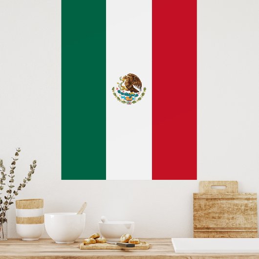 Mexican Flag ポスター (キッチン)