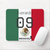 Mexican Flag Desktop Goal Kick Custom Name マウスパッド (マウス)