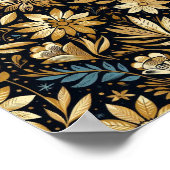 Mexican Floral Art ポスター (角)