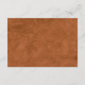 Mexican Floral Wedding Details QR code エンクロージャーカード (裏面)