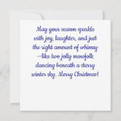 Mexican Folk Art Snowmen Snowman Personalized (裏面)