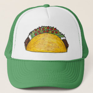 Mexican Food Foodie Taco Tacos Cinco de Mayo Hat キャップ