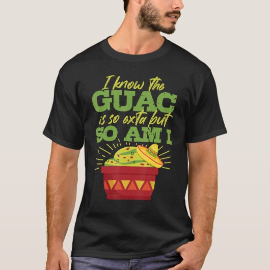 Mexican Guacamole Avocado Cinco De Mayo Tシャツ (正面)