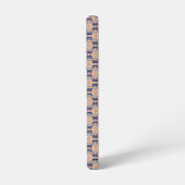 Mexican inspired pattern in blue, rose and beige samsung galaxyケース (左側面)