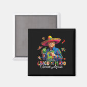 Mexican Make Cinco De Mayo Great Again Funny Trump マグネット (正面/裏面)