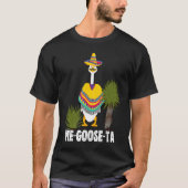 Mexican  ME GOOSE TA Me Gusta pun Tシャツ (正面)