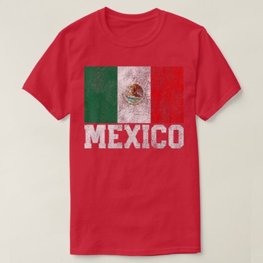 Mexican Mexico Flag Family Pride Country  Men Wome Tシャツ (デザイン正面)
