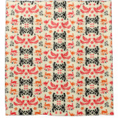 Mexican Otomi Home Decor シャワーカーテン (正面)