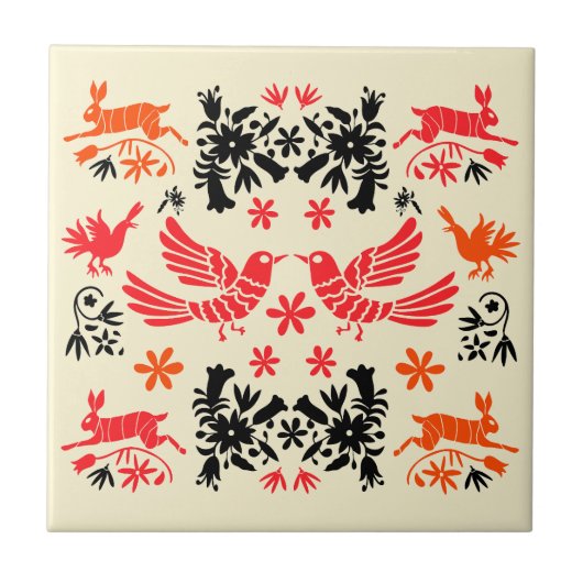 Mexican Otomi Home Decor タイル (正面)