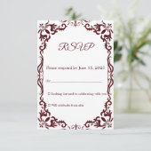 Mexican Papel Picado Wedding RSVP Card (スタンド正面)