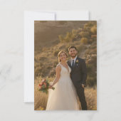 Mexican Papel Picado Wedding RSVP Card (裏面)