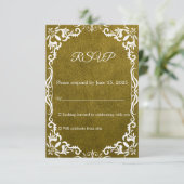 Mexican Papel Picado Wedding RSVP Card (スタンド正面)