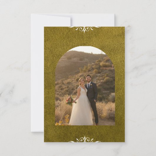 Mexican Papel Picado Wedding RSVP Card (裏面)