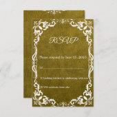 Mexican Papel Picado Wedding RSVP Card (正面/裏面)