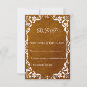 Mexican Papel Picado Wedding RSVP Card (正面)