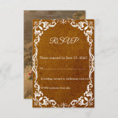 Mexican Papel Picado Wedding RSVP Card (正面/裏面)